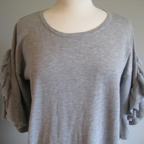 New Max Studio Gray Knit Dress Size Medium - Picture 2 of 7